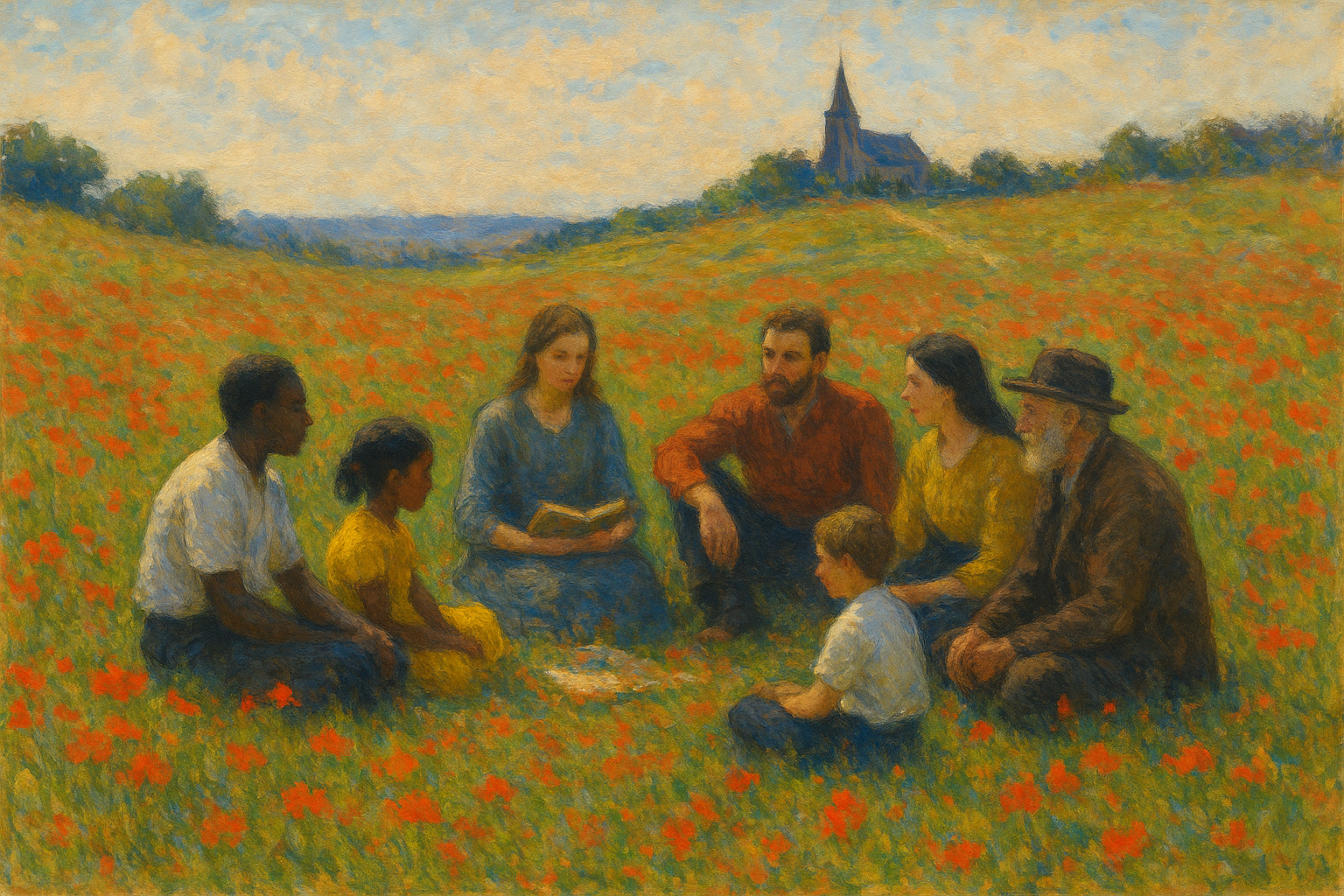 How a caring and sharing community operates