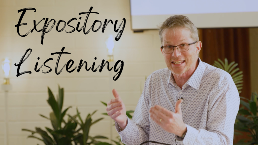 Expository listening