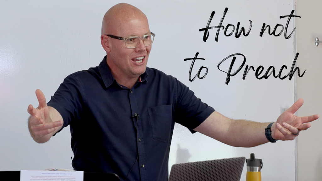 How not to Preach