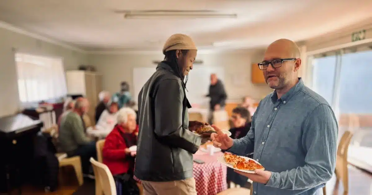 Pizza with the pastor